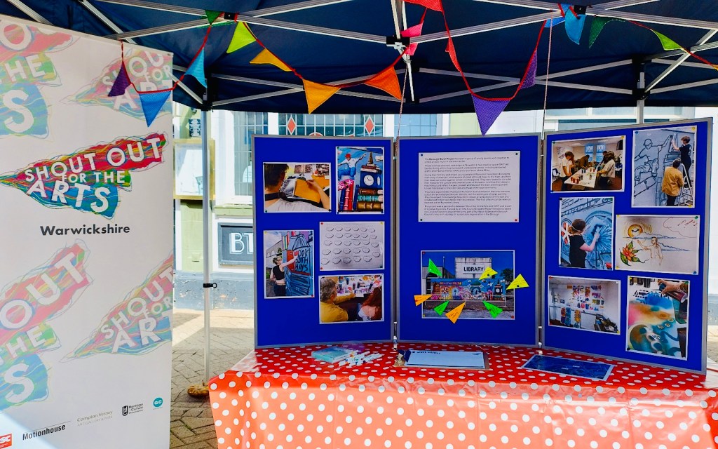 A stall at an outdoor market