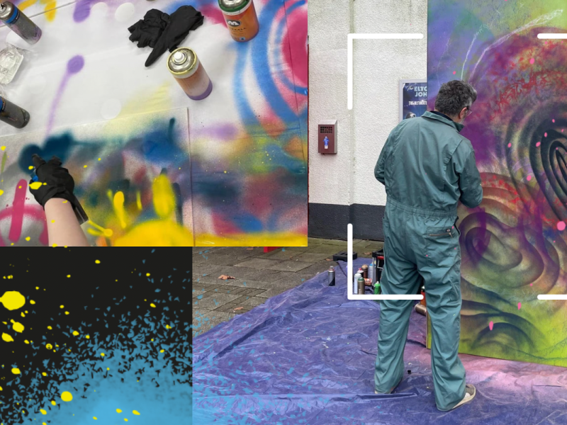 Nuneaton, free street art&nbsp;workshops!