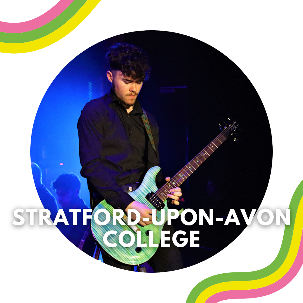 Text saying Stratford-upon-Avon College