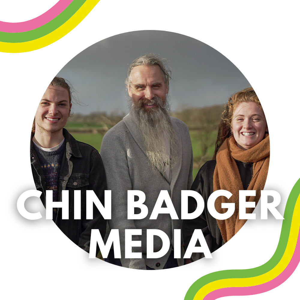 Text saying Chin Badger Media