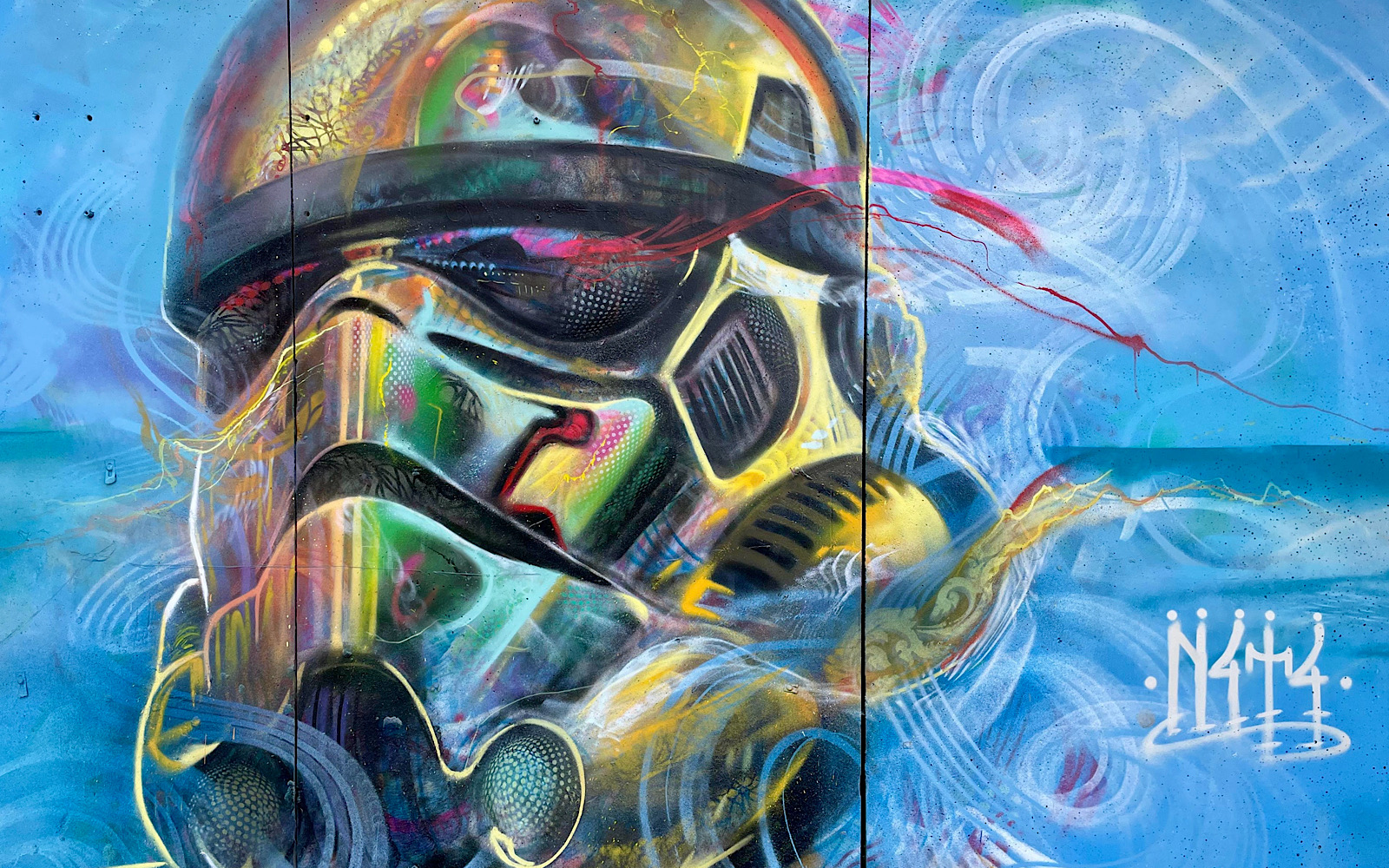 Star Wars street art in Nuneaton